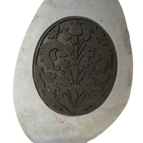 Bobbi Blu Vintage Style T-strap Pumps Brown Bronze Tan & Floral Fabric Accent S7 - Picture 10 of 11